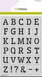 Stencil A5 - alphabet