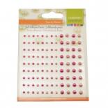Adhesive pearls  - Pink