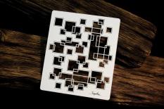 Openwork squares