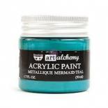 Metallique Acrylic Paint - Mermaid Teal