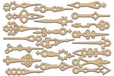 MDF chipboard - Clock arrow
