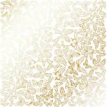 Lapa ar folija zimējumu - Golden Butterflies White