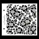 Stencil - Peony