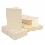 A6 Cream card blanks and envelopes