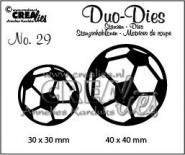 Cutting die - soccerbals