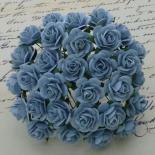 Roses 20mm - Baby blue