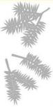 Cutting die - Pine branches 