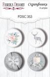 Flair buttons - Winter melody