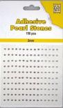 Adhesive pearls (2mm) - Lilac/White