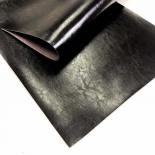 Glancēta mākslīgā āda - Black (50x35 cm)