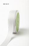 Ribbon -  Twill/Chevron Stripes  (Grey)
