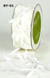 Ribbon - Leaves (White)