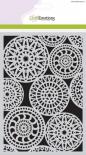 Mask - Fantasy circle pattern