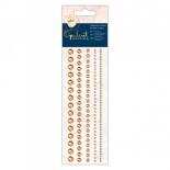 Adhesive pearls - Opulent Copper