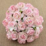 Roses 30mm - Cream/Pink