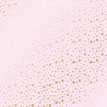 Lapa ar folijas zīmējumu - Golden stars Light pink