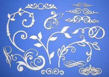 Chipboard - Flourishes