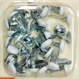 Brads 8 mm - White