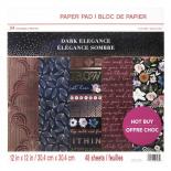 Paper 30x30 cm - Dark Elegance 