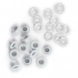 Eyelets with washers
