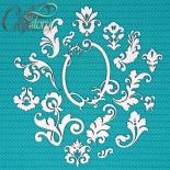 Chipboard - Floral curls