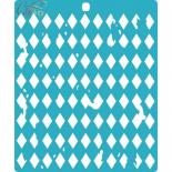 Stencil -  Vintage rhombus
