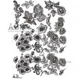 Acetate sheet - Roses