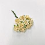 Roses 10mm - Pale Yellow