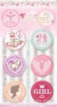 Fair buttons - Sweet girl