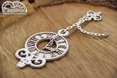 Chipboard - Clock on a chain