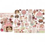 Chipborad die cuts - Sweety