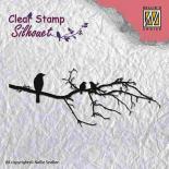 Stamp - Branch with birds