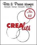Clear stamp - Grunge circles