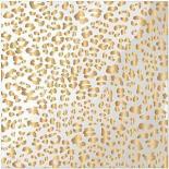 Caurspīdīga acetāta lapa - Cheetah gold