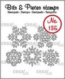Background stamp - Snowflakes