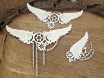 Chipboard - Flying hearts