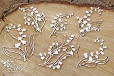 Chipboard - Lilly of the valley