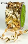 Ribbon - Leaves (Gold)