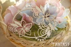 Chipboard - Flower frame