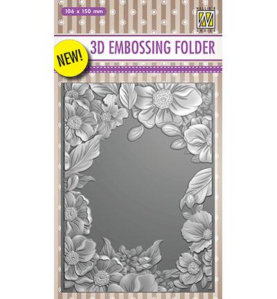 Embossing folder - Flower frame