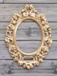 Metal frame Frosty - gold