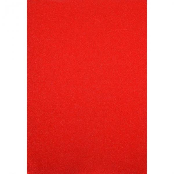 Glitter paper A4 - Red