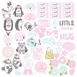 Die cutting sheet - Scandi Baby Girl