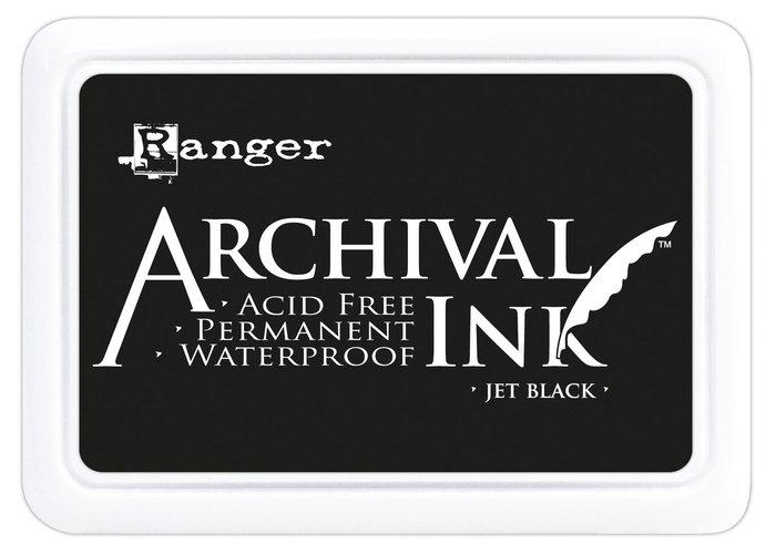 Archival ink pad Jet black
