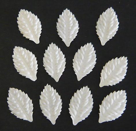 Leaves - White 30mm