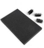 Replacement Die Brush Heads & Foam Pad