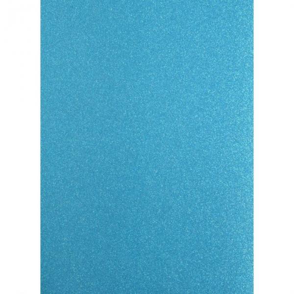 Papīrs ar gliterien A4 - Turquoise