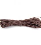 Waxed cord - brown