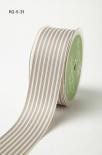 Ribbon - Grey/Ivory stripes