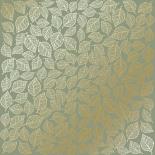 Foiled sheet - Golden Leaves mini Olive